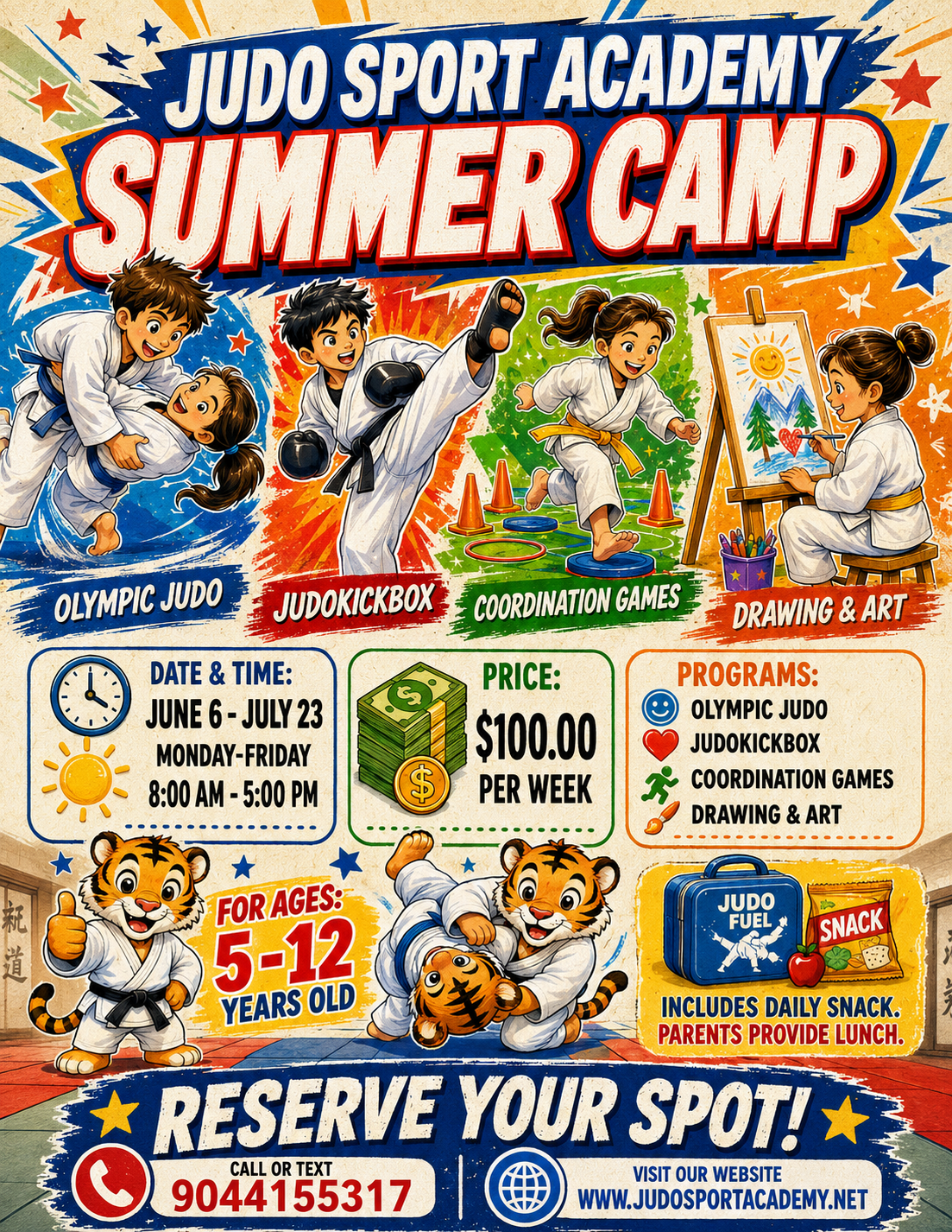 JSA Summer Camp Flyer